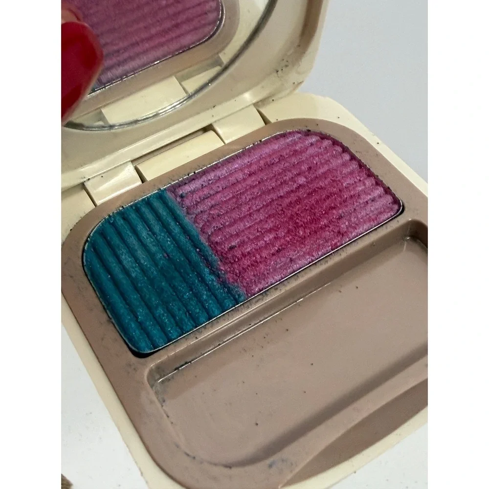 Estee Lauder Pressed Satin‎ Eyeshadow Duo Aquamarine Pinkest-02 Vintage 02 A38F